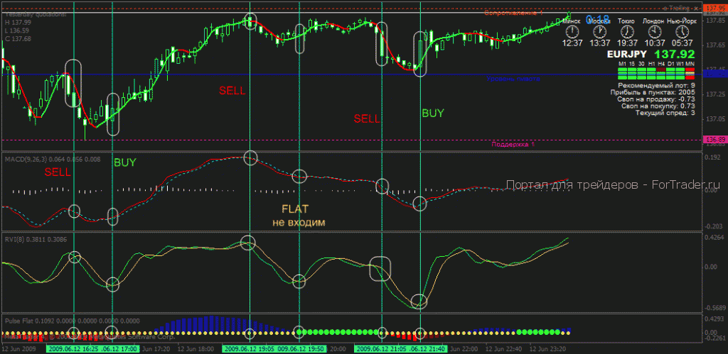 Торговая стратегия "Пульс флет"