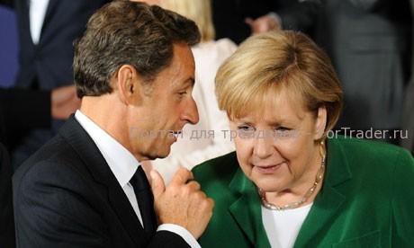Ангела Меркель и Николя Саркози