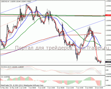 USDCAD в глубокой коррекции