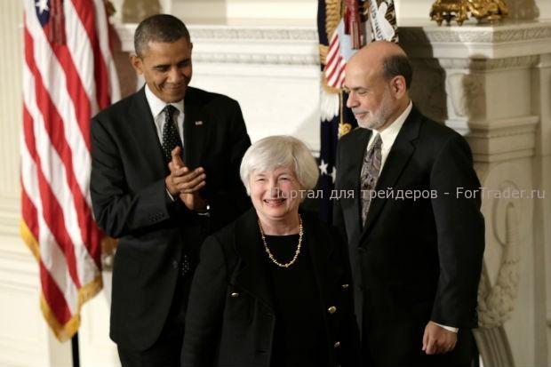 Barack Obama, Janet Yellen, Ben Bernanke