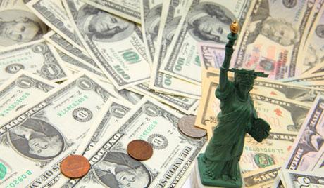 Äîëëàðîâûå êóïþðû ðàçíîãî äîñòîèíñòâà