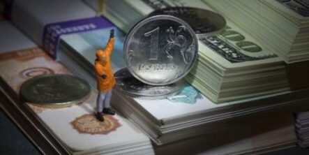 курс доллара США к рублю