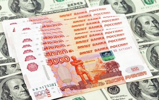 курс доллара США к рублю