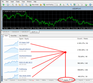 Сигналы в терминале
