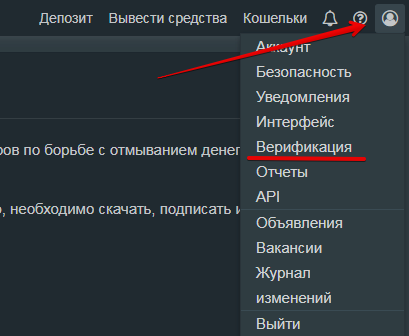 Bitfinex верификация