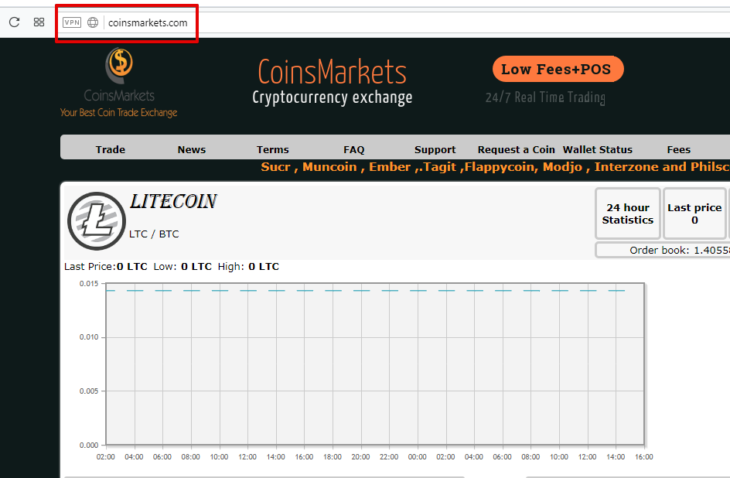 Настоящий сайт обменника CoinsMarkets