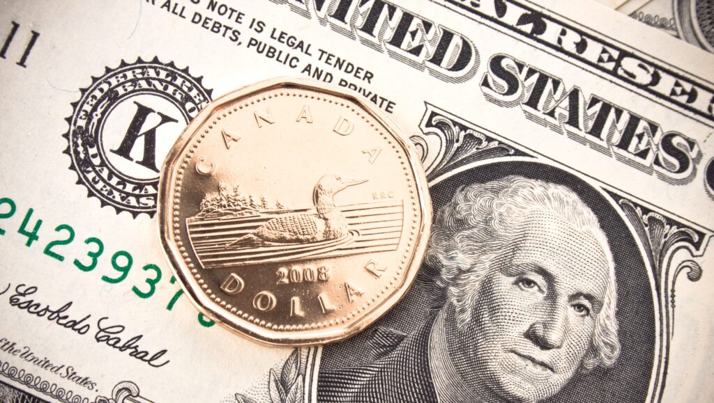 График и динамика канадского доллара (USDCAD)
