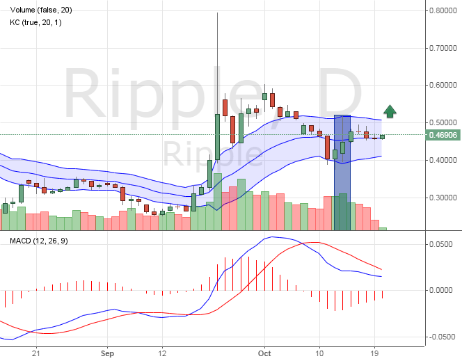 Динамика цен на Ripple