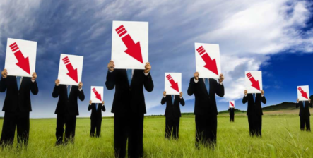 Российский рынок акций сегодня нырнул вниз с гэпом