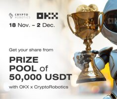 Примите участие в конкурсе от Cryptorobotics и OKX