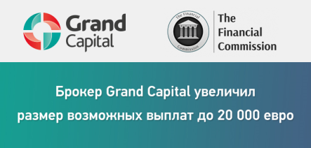 Брокер Grand Capital увеличил размер возможных выплат до 20 000 евро