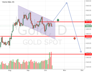 Gold price may hike to $1600 per ounce