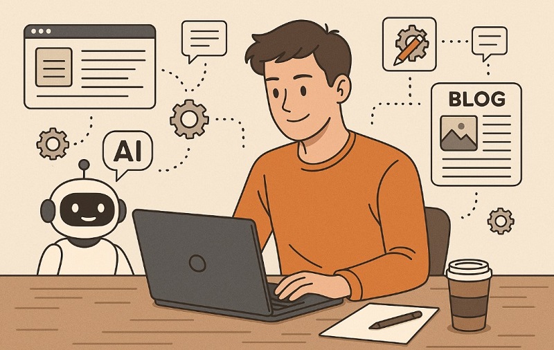 AI-копирайтинг и автоматизация блогов: можно ли зарабатывать «на автопилоте»