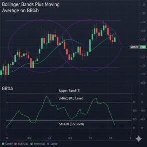 Bollinger Bands Plus Moving Average on BB%b